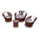 Ver imagem 2 de Conjunto Orbit Bahama Preto + Balanço São José Duna Cru com Suporte para Área Externa Jardim