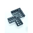 Ver imagem 1 de Cantoneira de Proteção para Módulos 60 X 60 mm Preta Embalagem Industrial (Kit C/400)