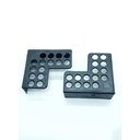 Ver imagem 4 de Cantoneira de Proteção para Módulos 60 X 60 mm Preta Embalagem Industrial (Kit C/400)