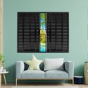 Ver imagem 1 de Janela Veneziana de Alumínio 6 Folhas 120 x 200cm Modular com Grade Esquadrias Bergamo Preto