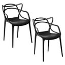 Ver imagem 1 de Kit 2 Cadeiras Allegra Sala de Jantar Preto -