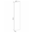 Ver imagem 2 de Painel de Fechamento de Canto para Guarda Roupa Closet Modulado Smart Tube