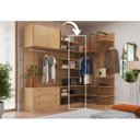Ver imagem 3 de Painel de Fechamento de Canto para Guarda Roupa Closet Modulado Smart Tube