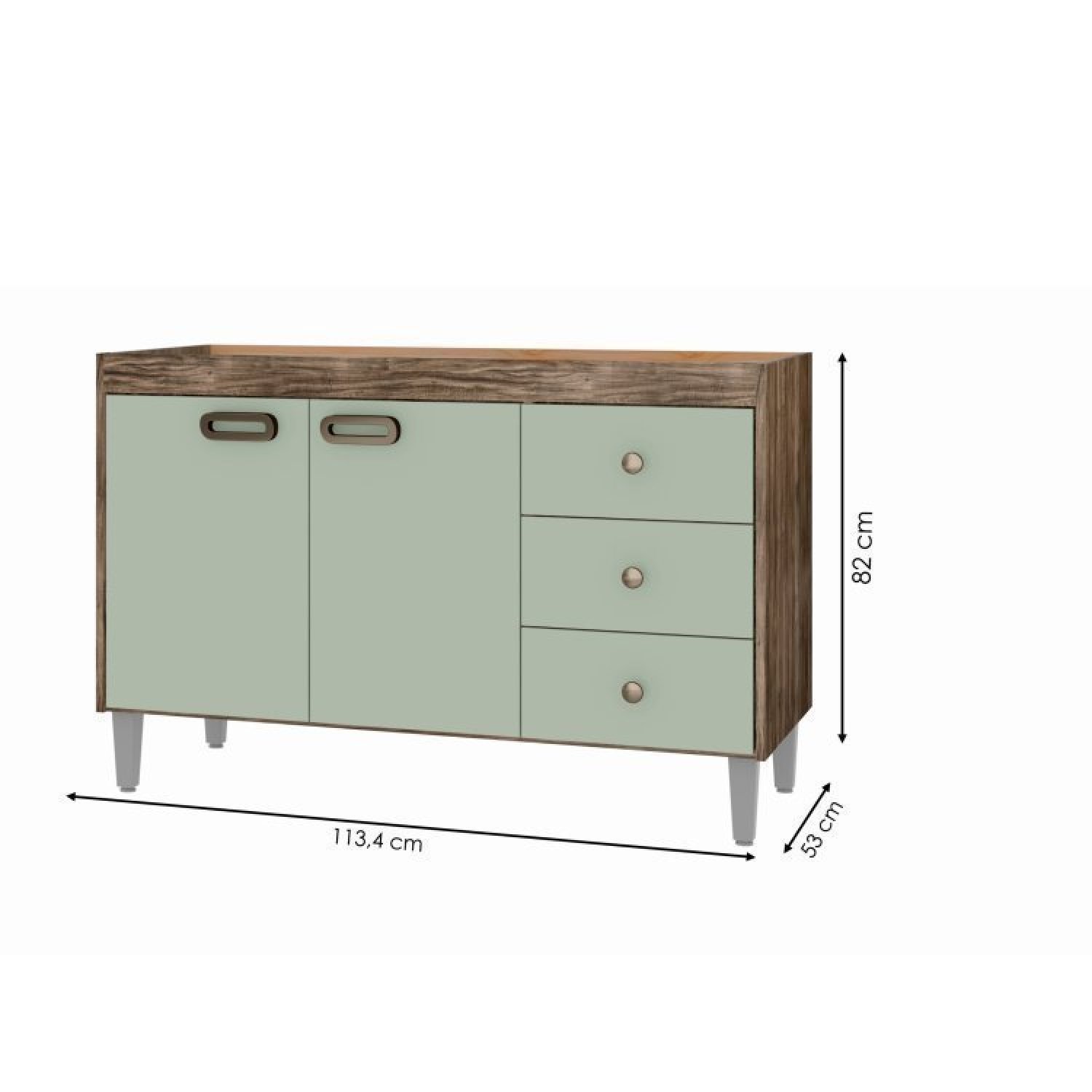 Cozinha Moderna e Compacta Armário Aéreo e Galpão 120cm Bréscia - 12