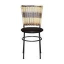 Ver imagem 3 de 6 Cadeiras para Mesa Preta Hawai Cappuccino Premium:marrom