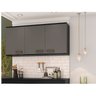 Cozinha Moderna e Compacta Armário Aéreo e Galpão 120cm Bréscia - 7