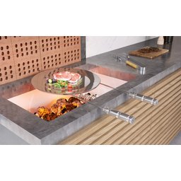Disco Bifeteira Inox 43cm de Diâmetro com Cabos - 5