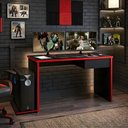 Ver imagem 1 de Mesa para Computador Notebook Desk Game Drx 8000 M09 Preto/Vermelho - Mpozenato
