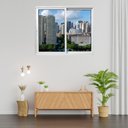 Ver imagem 2 de Janela Vitrô de Alumínio 2 Folhas 100 x 120cm Linha 25 Esquadrias Bergamo