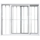 Ver mais imagens de Janela Vitrô de Alumínio 2 Folhas 100 x 100cm Linha 25 com Grade Esquadrias Bergamo Branco