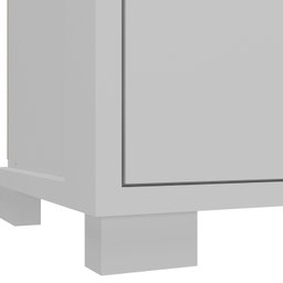 Cômoda 2 Portas 4 Gavetas Branco Fosco Kyra - 8 Cômoda 2 Portas 4 Gavetas Branco Fosco Kyra - 8