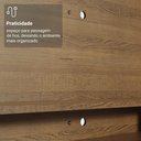 Ver imagem 6 de Rack com Painel para Tv até 60 Polegadas 180 Cm com Pés Rustic Cancun Madesa Rustic