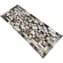 Ver imagem 2 de Tapete de Couro Passadeira Marrom Light 0,60x1,50 C/B Pç 3x5