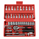 Ver imagem 3 de Kit Ferramentas 46 Peças Aço com Maleta
