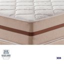 Ver imagem 4 de Cama Box Marrom e Colchão Classic 26 Cm Molas Ensacadas Casal Anjos