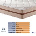 Ver imagem 2 de Cama Box Marrom e Colchão Classic 26 Cm Molas Ensacadas Casal Anjos