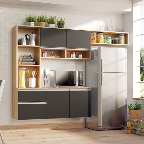 Cozinha Compacta Sol 5 Portas 1 Gav Teka/onix