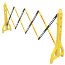 Ver imagem 1 de Barreira Pantografica Retratil Sanfonada Obra Grade Sinalizaçao Estrada Rodovia Manutençao Aviso Seg