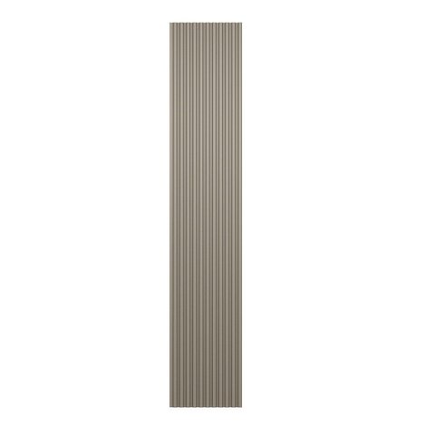 Painel Ripado MDF Modular Gris Fosco Linea Brasil