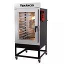 Ver imagem 1 de Forno Industrial Turbo a Gás Glp Venâncio Twister 10 Esteiras Interior Inox Exterior Aço Carbono