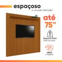 Ver imagem 6 de Painel para Tv até 75 Polegadas Ripado Impressão 3d Egeo com Prateleira 2,25m Cedro Edn