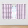 Cortina Infantil Quarto Menina Corações 2,60x1,50m Mod 01 - 2