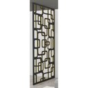 Ver imagem 2 de Painel Vazado Divisória Mdf Napoli Preto - 1,80x2,40m