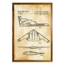 Quadros decorativos Patente vintage Avião Bombardeiro B-2 - 1