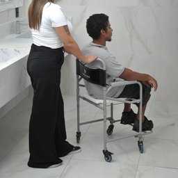 Cadeira de Banho Higiênica Dobrável até 100 Kg D30 Dellamed - 8