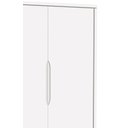 Ver imagem 4 de Guarda-Roupa Retrô 2 Portas Théo New Branco Fosco com Madeira - Reller