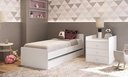 Ver imagem 3 de Berço Cama Multifuncional com Cama Auxiliar Branco - Completa Móveis