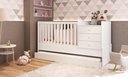 Ver imagem 2 de Berço Cama Multifuncional com Cama Auxiliar Branco - Completa Móveis