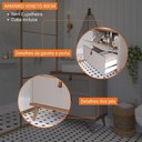 Ver imagem 4 de Gabinete para Banheiro 80cm 100% Mdf 1 Gaveta 1 Porta Basculante Veneto Mgm Móveis Cappuccino/