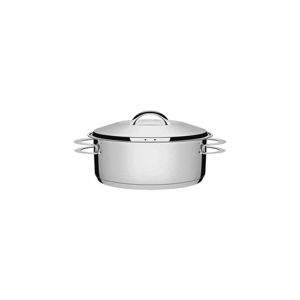 Caçarola Tramontina Rasa Solar em Aço Inox Fundo Triplo com Tampa e Alças 16 Cm 1,4 L Tramontina