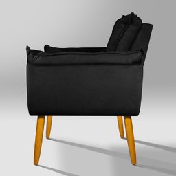 Kit 2 Poltronas Opala Preto V8 Decor:preto - 5