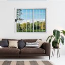 Ver imagem 1 de Janela Vitrô de Alumínio 2 Folhas 100 X 80cm Modular com Grade Esquadrias Bergamo