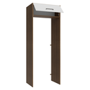 Ver imagem 7 de Porta-Geladeira 83 cm 1 Porta Basculante Rustic/Branco Agata Madesa