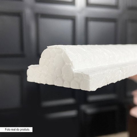Kit 10 Metros Forro Roda Teto Moldura Isopor Decorativa Boiserie