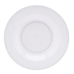 Prato Fundo de Melamina Basic Branco 25,5cm - Lyor