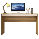 Ver imagem 1 de Mesa Computador para Escritório 136 Cm Marrom Recta Caemmun