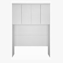 Ver imagem 1 de Modulado Aéreo Casal 4 Portas - Rizon-branco - Móveis Novo Horizonte