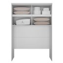 Ver imagem 2 de Modulado Aéreo Casal 4 Portas - Rizon-branco - Móveis Novo Horizonte