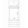 Módulo 3 Gavetas 2 Portas Guarda Roupa Closet Modulado Smart Tube - 4