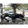 Pantera em Cerâmica - Preto Cadillac - 58cm - Super Luxo (feita no Brasil) - 4