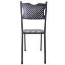 Ver imagem 5 de Kit 2 Cadeira para Cozinha Mc Jantar Tubular Almofadada Medcombo Preto Estrutura Preta com Assento C