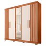 Guarda-roupa Casal com Espelho 5 Portas 2 Gavetas Sophia Lux Espresso Móveis - 6