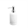 Porta Sabonete Líquido Cerâmica Bath 350ml Branco - Rojemac - 1