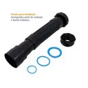 Ver imagem 4 de Sifão Sanfonado Preto Universal + Engate Flexível Black 40cm