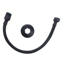 Ver imagem 3 de Sifão Sanfonado Preto Universal + Engate Flexível Black 40cm