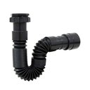 Ver imagem 2 de Sifão Sanfonado Preto Universal + Engate Flexível Black 40cm